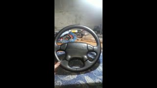 VW T4 РЕСТАВРАЦИЯ РУЛЯ, ПЕРЕТЯЖКА В КОЖУ-VW T4 STEERING WHEEL RESTORATION, LEATHER BINDING