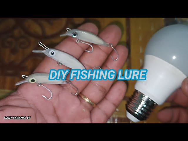 HOW TO MAKE FISHING LURE USING BUSTED LED LIGHT BULB,USE FOR CASTING and  TROLLING. 