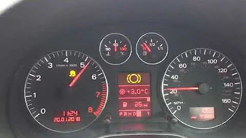 Audi A3 3.2 Quattro 0-60 DSG Launch Start (5.95s)