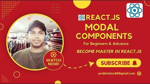 Create Modal in React using useState Hooks (Close/Click Outside)| Beginner Tutorial. #reacjstutorial