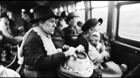 Prequel to the arrival of a train