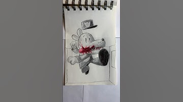 Dogman experiment gone wrong (Part 2) ⚠️ WARNING MILD GORE ⚠️ #art #dogman #dogmanmovie #drawing