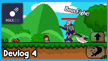Making a Boss Fight! - 1 week of Game Development in Max2d! (Devlog 4)