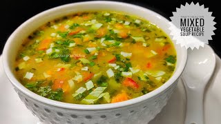 Hey friends, presenting you a nutritious soup which contains many
different types of veges and is simple to prepare. do try this recipe
at home. other recipe...
