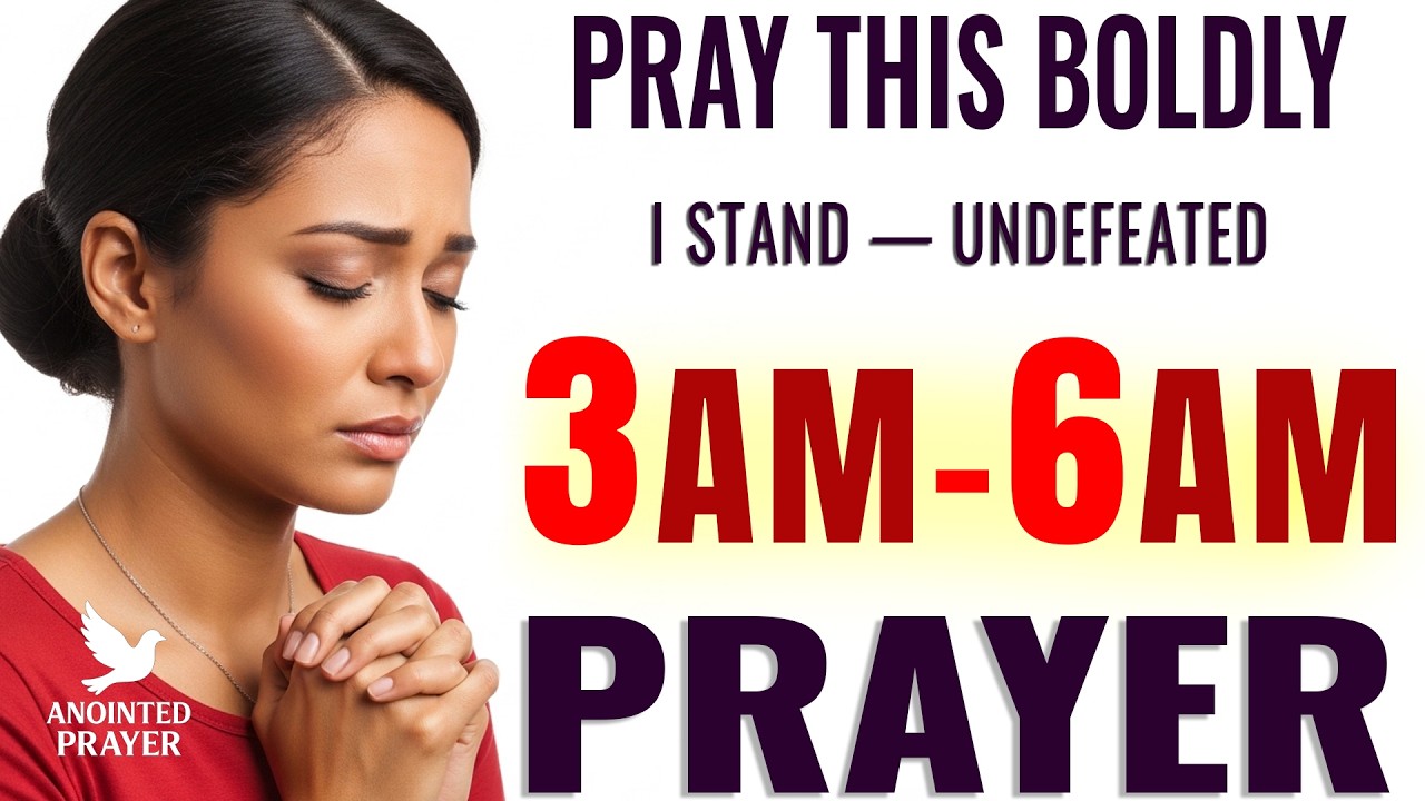Say This Breakthrough Prayer During 3–6 AM & Receive God's Promises, Favor