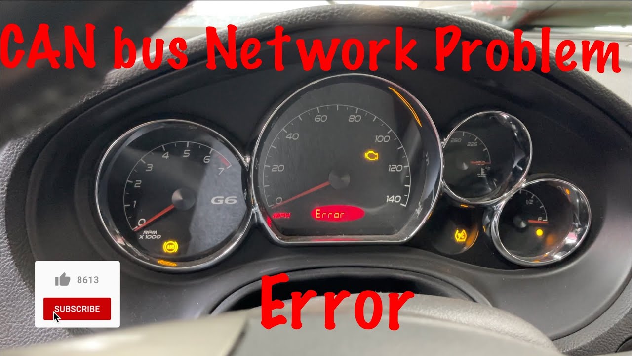 How to diagnose CAN bus network problem, wiring problem, Bad ground. No