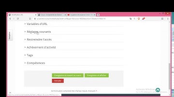Insérer une vidéo  sur un espace de cours Moodle