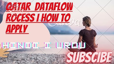 Qatar Dataflow process for Healthcare I Step by Step process