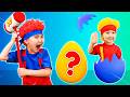 Let's See What's Inside the Surprise Egg with Super Mini DB | D Billions Kids Songs