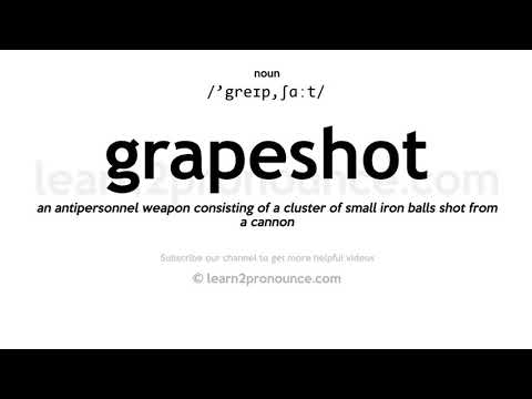 Video: Untuk apa grapeshot itu?