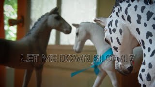 Schleich music video Let me down slowly