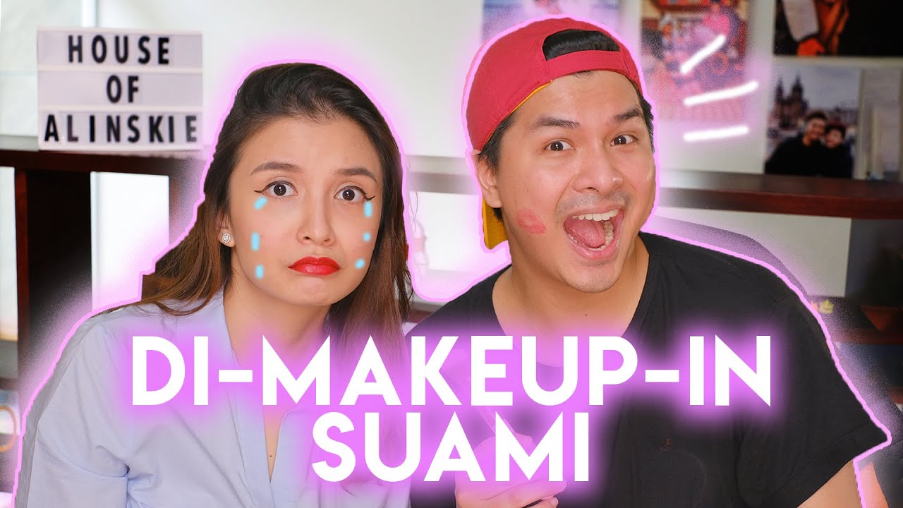 HUSBAND DOES MY MAKE UP