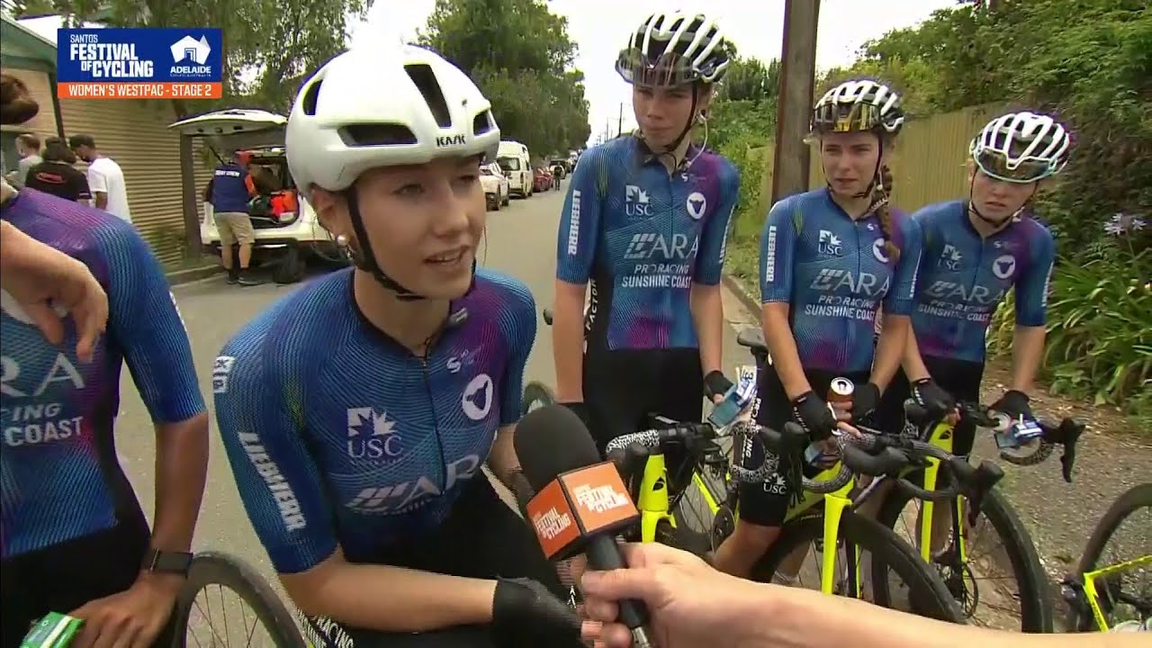 Maeve Plouffe Interview Womens Westpac Stage 2 Santos Festival of Cycling 2022