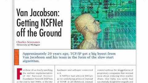 Computing Conversations: Van Jacobson—Getting NSFnet off the Ground
