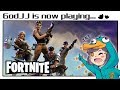 【GodJJ】要塞英雄 Fortnite #11 和觀眾玩四排 2018/01/03