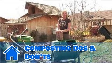 Composting : Composting Dos & Don