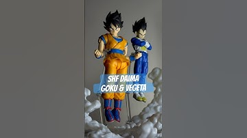 SHF Daima Goku & Vegeta #dbz #dragonballdaima #anime #actionfigures #shfiguarts #goku #vegeta