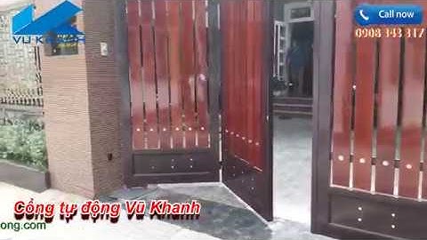 Cổng mở 4 cánh tự động bền, đẹp 4K | Cửa cổng tự động