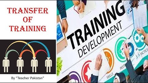 Training and Development, Transfer of Training and theories