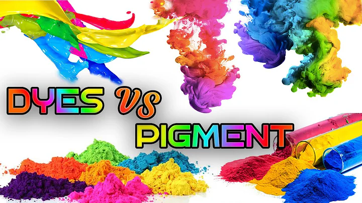 Dye vs pigment ।।  Difference Between Pigment and Dyes