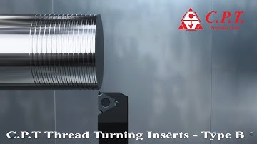 Dao Tiện Ren Kiểu B C.P.T Israel (C.P.T Thread Turning Inserts Type B)