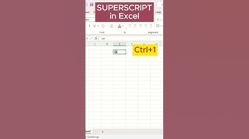 Superscript in MS Excel|Exceltipsandtricks#trendingshorts#shortsfeed#excel#ytshorts#exceltutorial