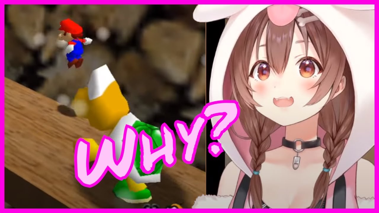 Korone has to fight against the Wind to beat this race [Hololive]