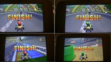 Mario Kart 7 All Winning and Losing Animations