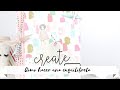 Cómo hacer una libreta con encuadernación  TUTORIAL SCRAPBOOKING