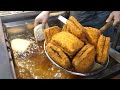 Only $0.9 Egg Potato Fried Croquette Toast - Korean Street Food [ASMR]