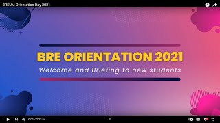 BREUM Orientation Day 2021