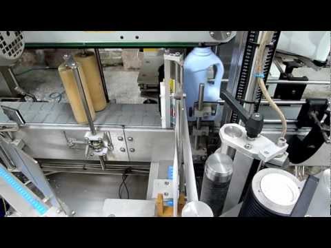 labeling automatically, labelling machinery self adhesive label application - YouTube