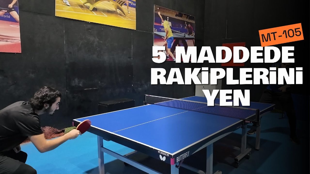 Masa Tenisinde Rakipleri Daha Rahat Yenmenin Kuralları