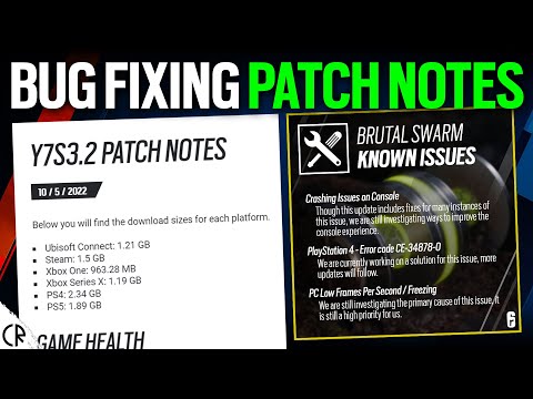 Bug Fixing – Y7S3.2 Patch Notes – 6News – Tom Clancy's Rainbow Six Siege