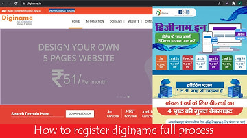 CSC Diginame registration - DNS | How to register Diginame Domain and Setup Full Process 2021