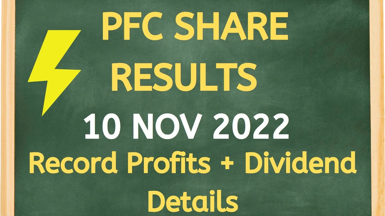PFC share latest news PFC dividend 2022 PFC share analysis 