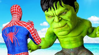 THE INCREDIBLE HULK VS SPIDER MAN 2002 P2 | Can SpiderMan Beat Big Hulk | Super Epic Battle | MangoX