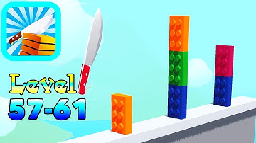 Slice It All Gameplay - Level 57-61 Best Hyper Casual Games and offline Mobile Games