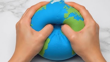 Fluffy Planets AI ASMR Squeezing and Crushing Video | Oddly Satisfying