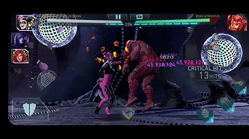 [Free to play: Injustice 2 Mobile] - Solo Raid Advent of Chaos H6T4 Atrocitus ONE SHOT