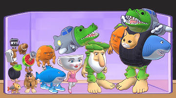 BRAINROT: MERGE FELLAS | Italian Brainrot 3D | New Update Boss - Suika Game Gameplay Walkthrough