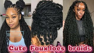 🦋 Faux Locs &amp; Butterfly Locs Hairstyles ideas For Women 2025 Compilation 🔥
