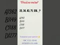 Number series reasoning learning reasoning tricks #maths #ssc #shorts