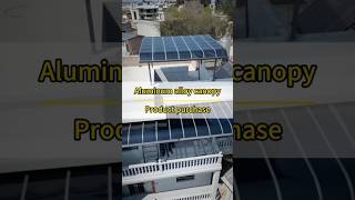 New type of awning, beautiful, durable and inexpensive. #aluminum #roof #plate #greatwallboard