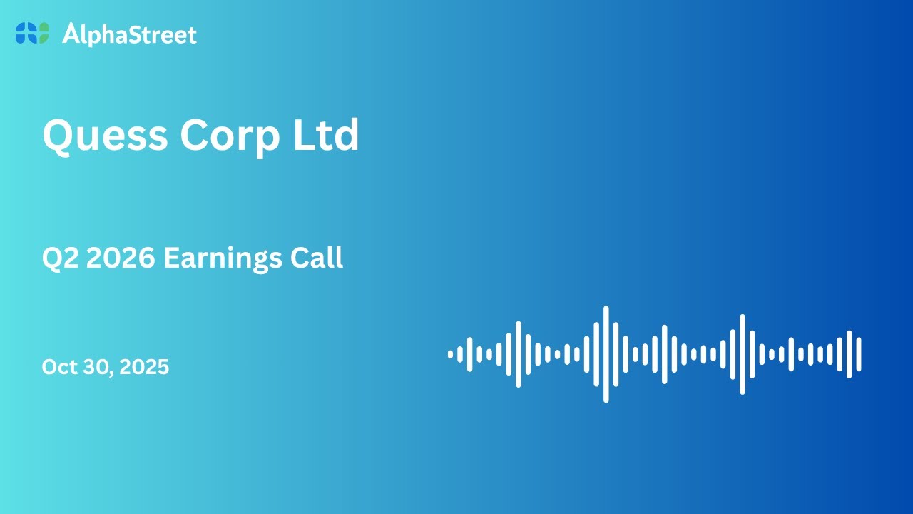 Quess Corp Ltd Q2 FY2025-26 Earnings Conference Call