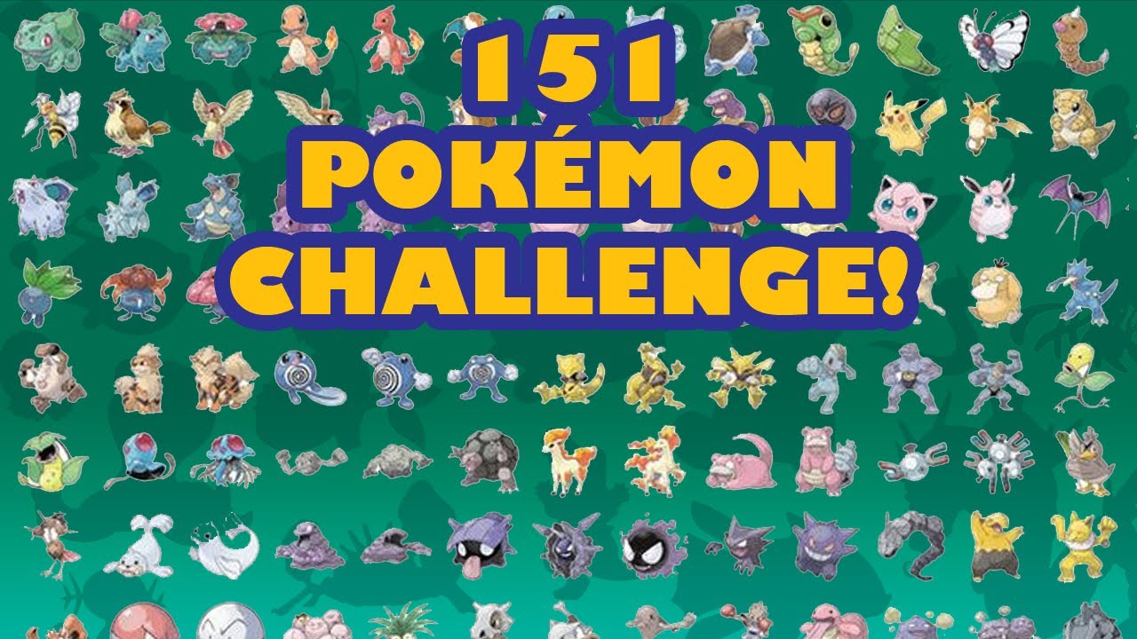 151 POKEMON CHALLENGE by MaestroDash
