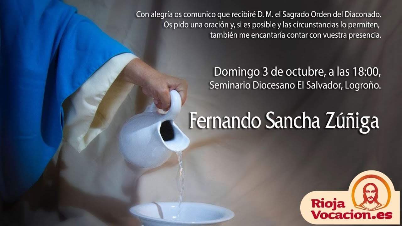 Ordenación Diaconado: 3 de octubre