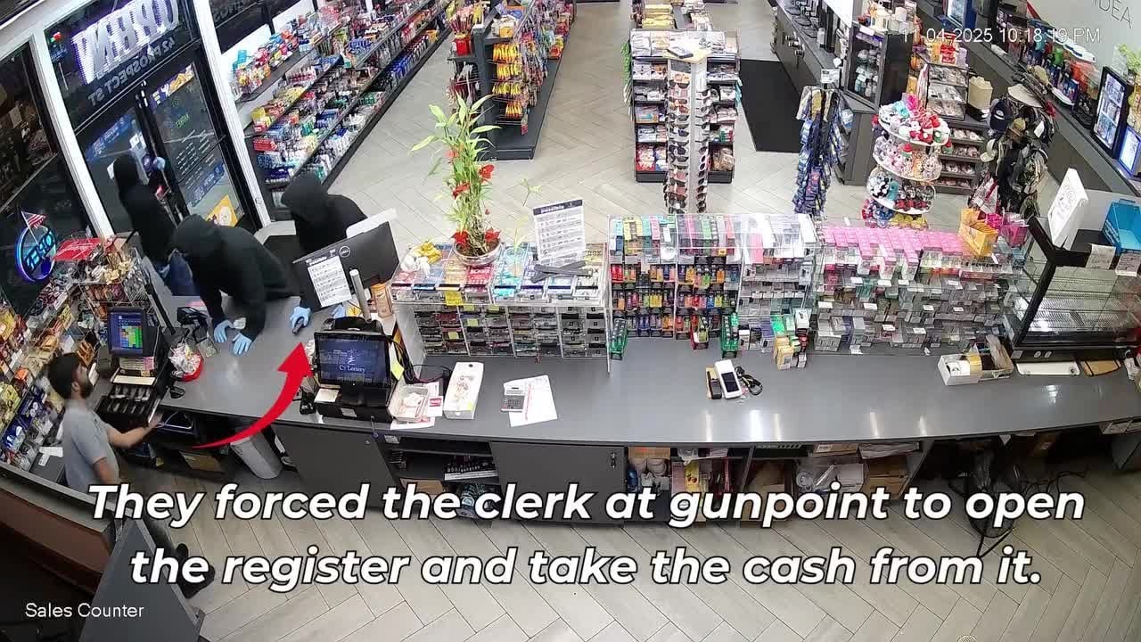 SURVEILLANCE VIDEO: Naugatuck police seek armed robbery suspect