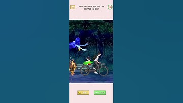 Tricky Twist Level 117 Help the boy escape the female ghost #viralshort #games #puzzle #braingames