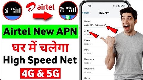 Airtel APN Settings 4G/5G 2025 | Airtel Network Problem Solution | Airtel Internet Speed Problem |